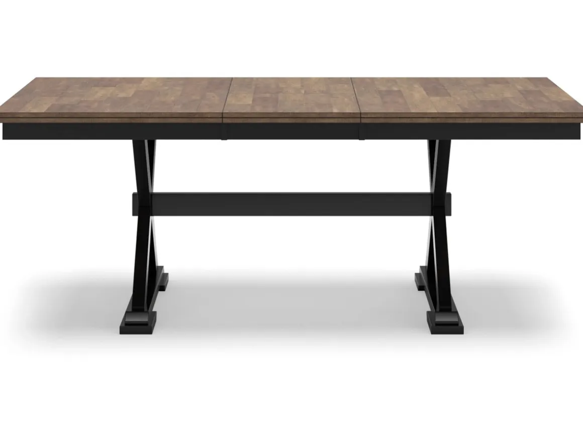 Wildenauer Extendable Dining Table & 4 Chairs In Brown/Black