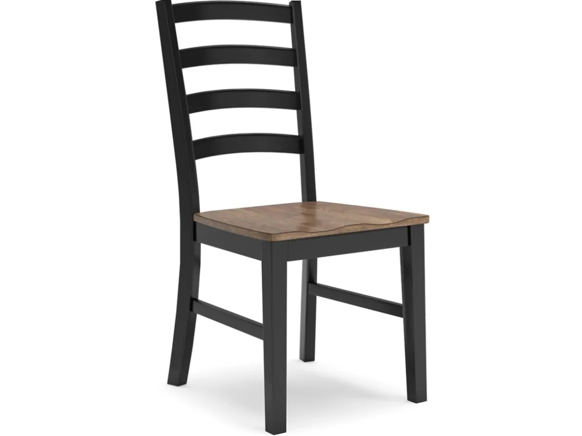 Wildenauer Extendable Dining Table & 4 Chairs In Brown/Black