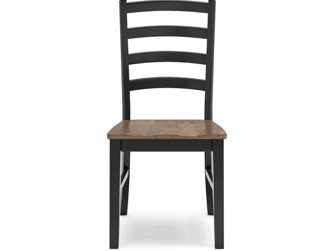 Wildenauer Extendable Dining Table & 4 Chairs In Brown/Black