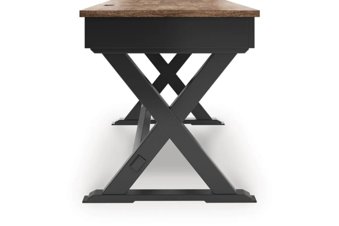 Wildenauer Office Desk In Black/Brown