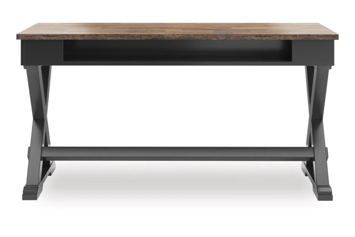 Wildenauer Office Desk In Black/Brown