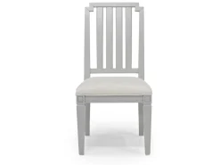 Willowbrook Dining Table, 4 Chairs & Bench In Pebble, Slat