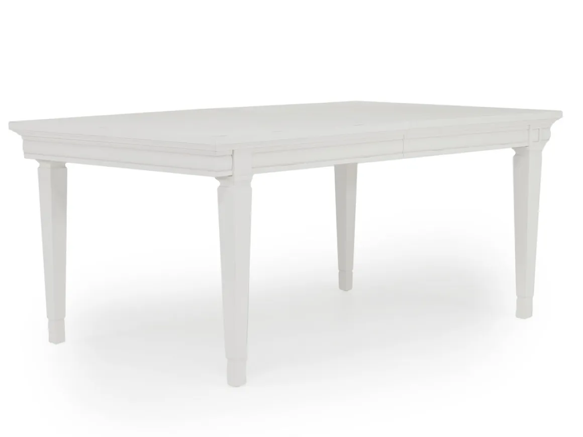 Willowbrook Dining Table, 4 Chairs & Bench In Pebble, Slat