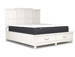 Willowbrook Panel Bed In Pebble, Queen
