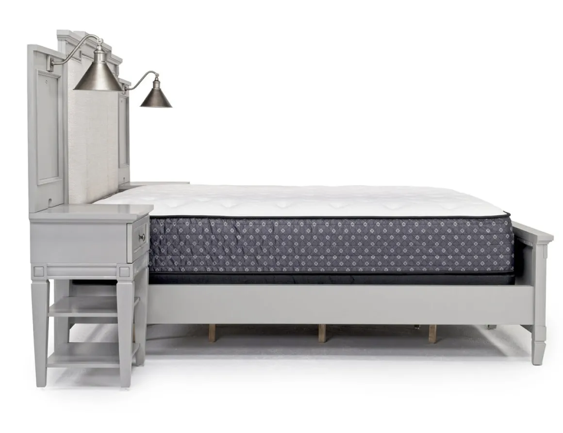 Willowbrook Panel Wall Bed In Pebble, Queen