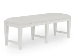 Willowbrook Round Dining Table, 4 Chairs & Bench In Pebble