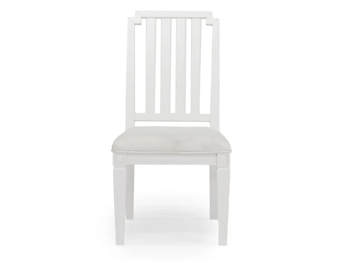 Willowbrook Round Dining Table & 4 Chairs In Pebble, Slat