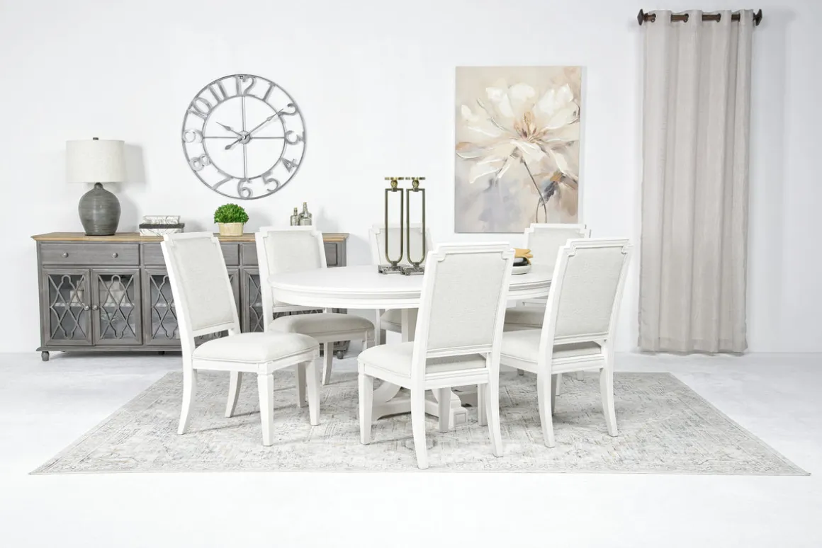 Willowbrook Round Dining Table In Pebble