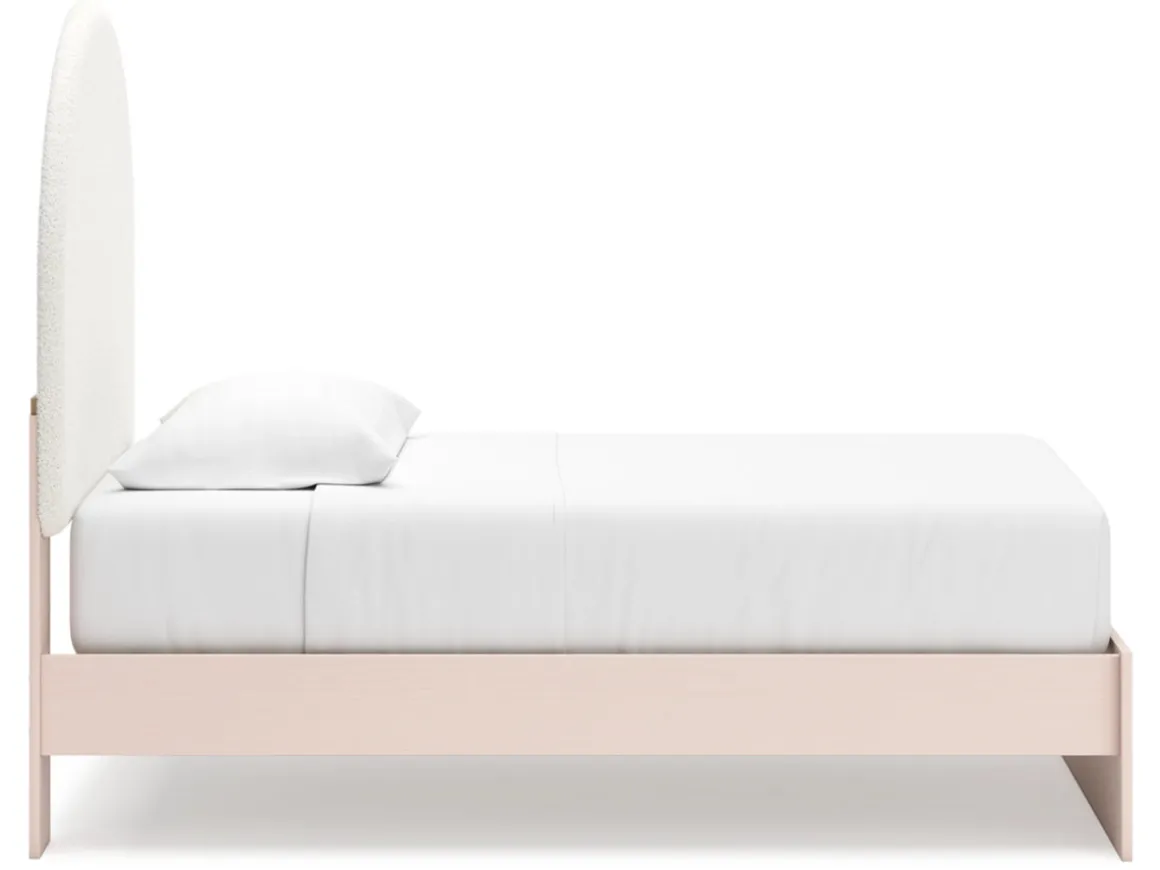 Wistenpine Panel Bed In Blush, Twin