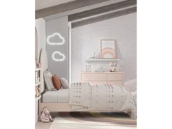 Wistenpine Panel Bed In Blush, Twin