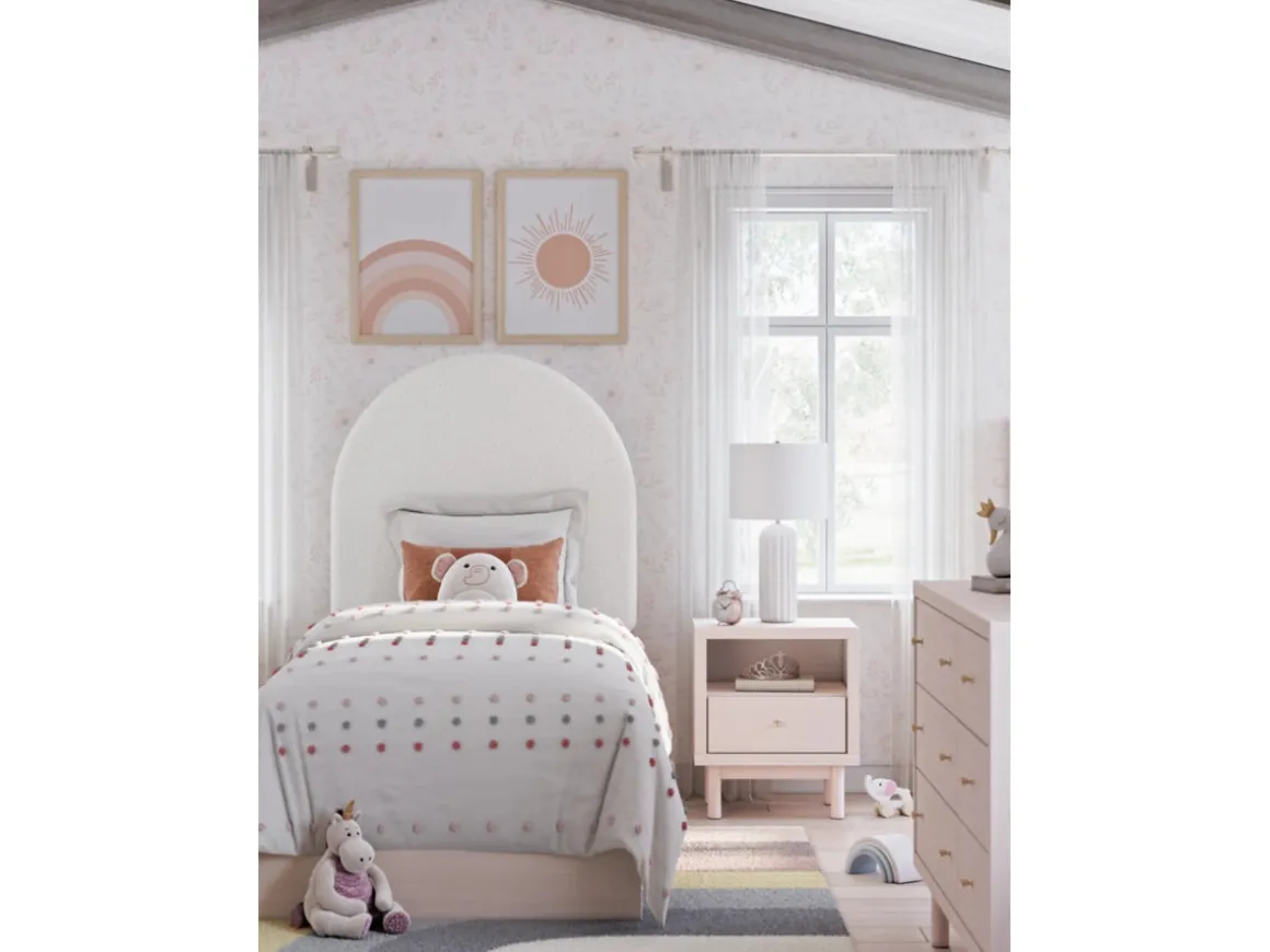 Wistenpine Panel Bed In Blush, Twin