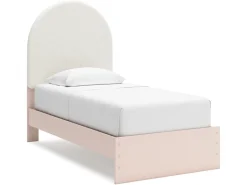 Wistenpine Panel Bed In Blush, Twin