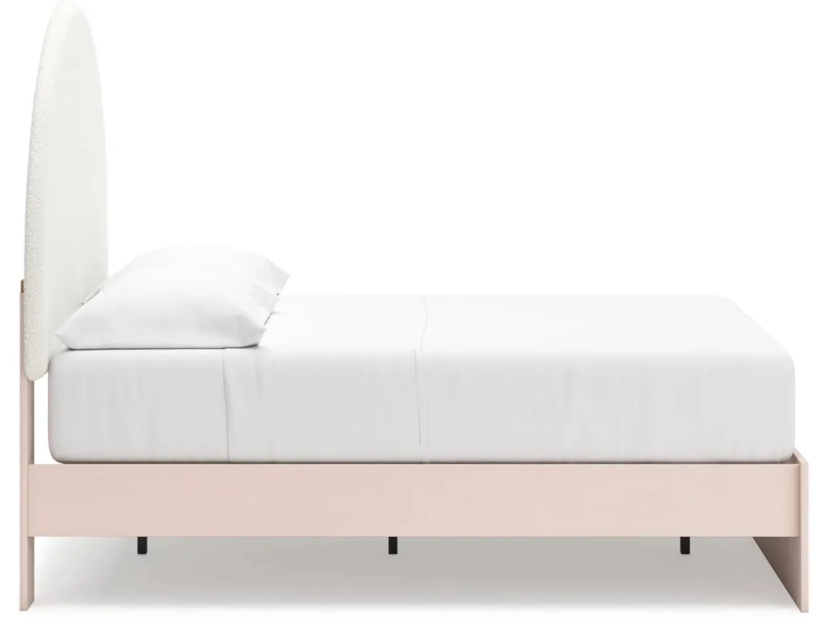Wistenpine Panel Bed In Blush, Twin