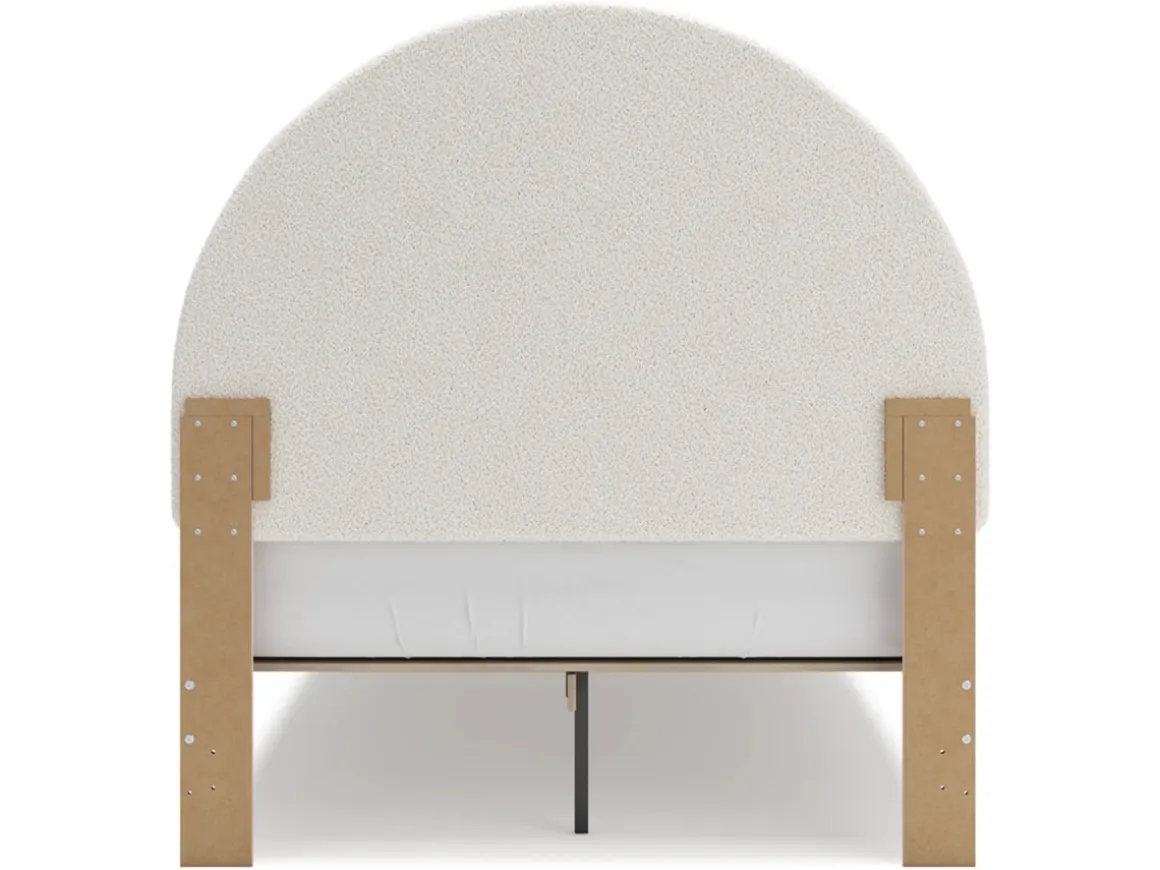 Wistenpine Panel Bed W/ Storage In Blush, Twin