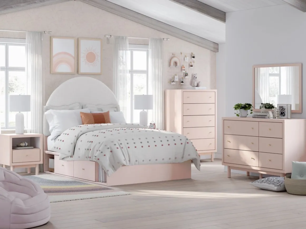 Wistenpine Storage Bed In Blush, Twin