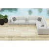 Zandara Outdoor 7 Piece Sectional In Beige